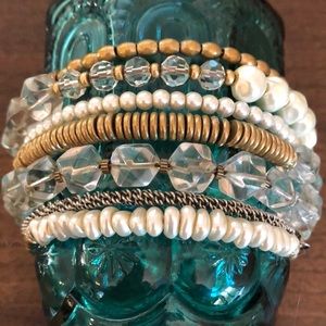 Silpada Practical Pearls Wrap Bracelet KRB0003